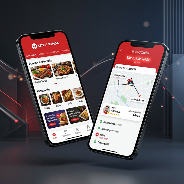 Lezzet Kapıda Mobil Uygulama - Rekland Medya